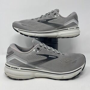 Brooks Ghost 15‎ Men's Size 8 Running Shoes Gray Black Athletic Sneakers